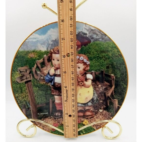 Hummel Country Crossroads Plate Limited Edition Little Companions Danbury Mint - Picture 2 of 12